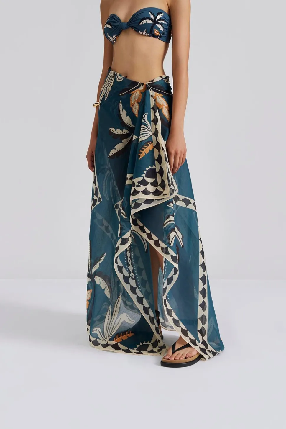 Mönstrad strandsarong