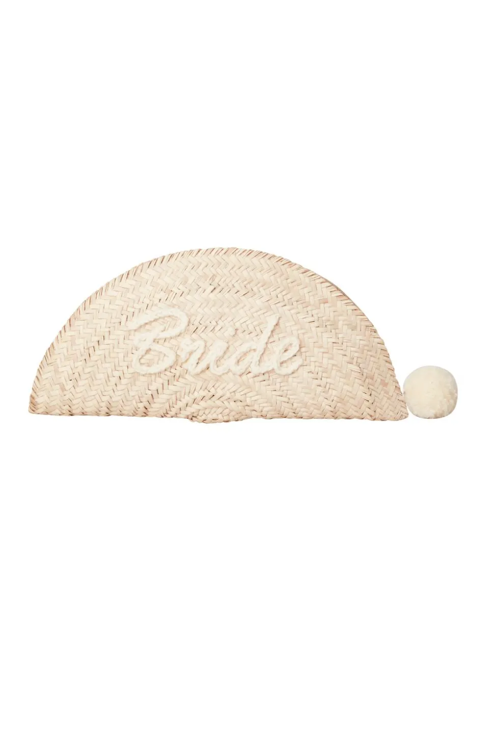 Raffia kuvertväska